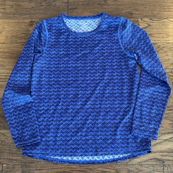 L.L.Bean | UPF 50+ Sun Shirt Long Sleeve Blue - Picture 1 of 3